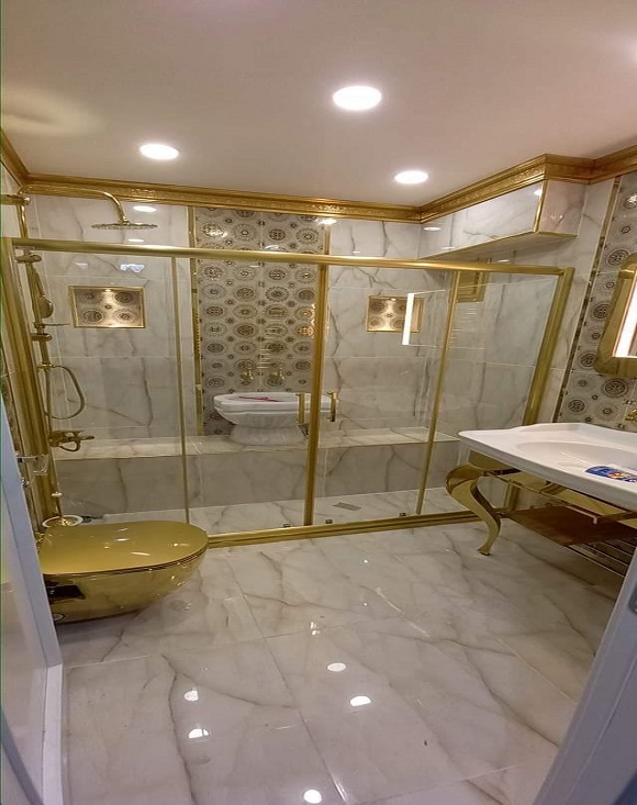 Altın Detaylı Duşakabin